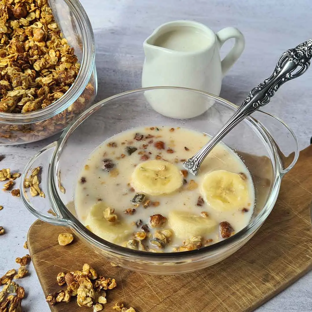 Zdrava domaća granola (hrskavi musli) recept